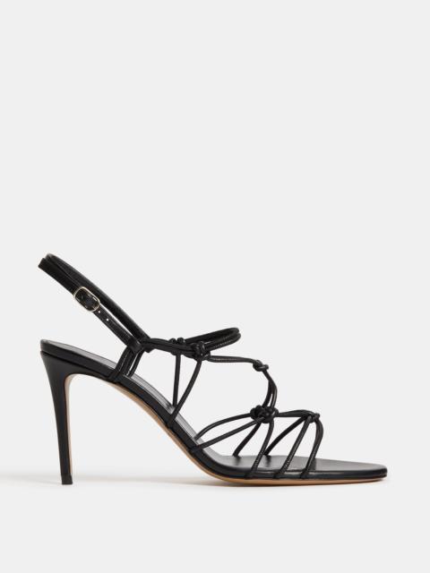 LE MONDE BÉRYL Grace Sandal Heel / Black Leather