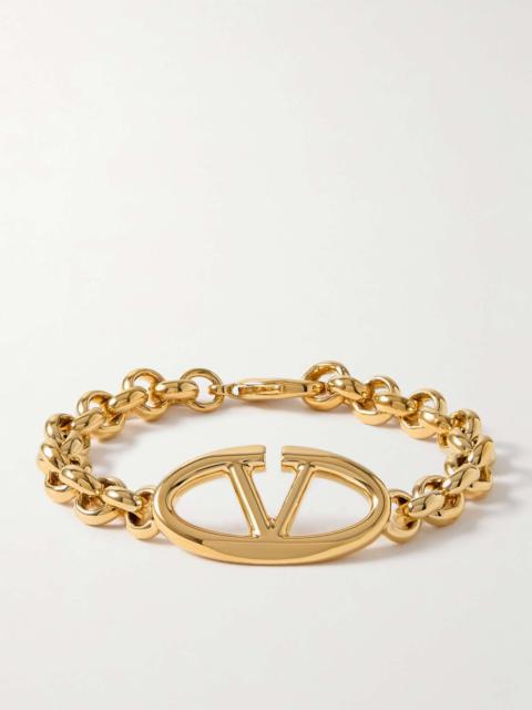 VLOGO Bold gold-tone bracelet