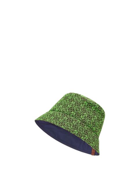 Loewe Reversible Anagram bucket hat in jacquard and nylon