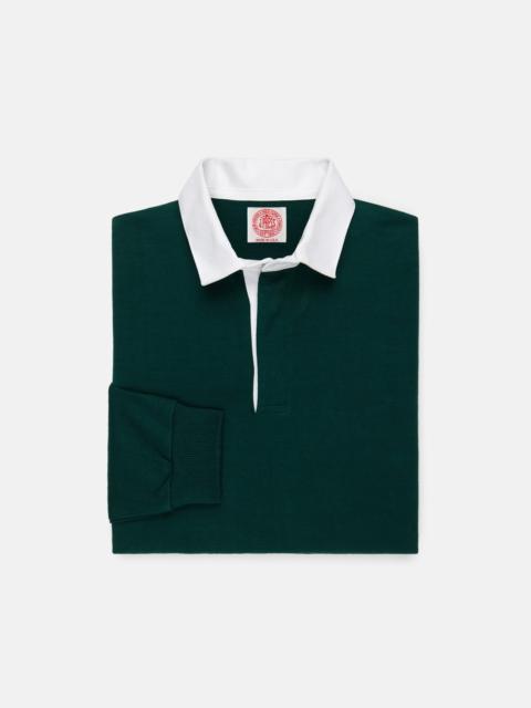 J. PRESS MADE-IN-USA GREEN COTTON RUGBY