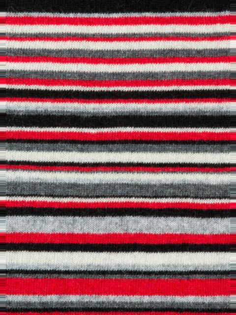 Paul Smith Paul Smith & Manchester United – Striped Wool-Cashmere Scarf