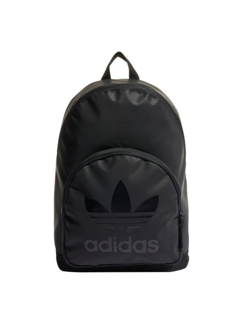 adidas adidas Polyurethane Trefoil Outline Backpack 'Black