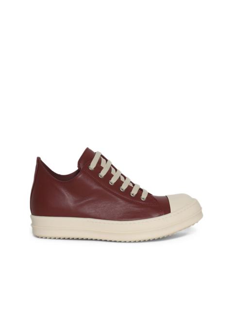 Rick Owens low-top leather sneakers