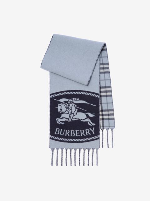 Burberry Reversible Knight Stamp Scarf