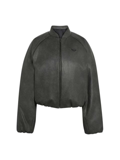 adidas (WMNS) adidas Cropped Jacket Asia Sizing 'Black' KT4240