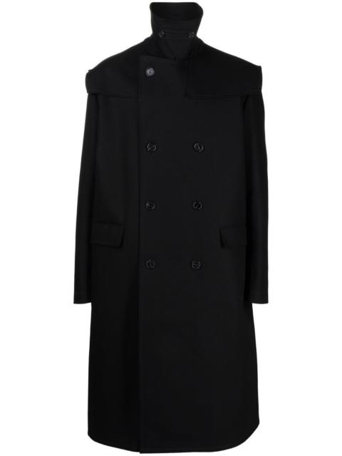 Raf Simons oversize double-breasted coat