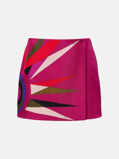 PUCCI Stella silk wrap skirt