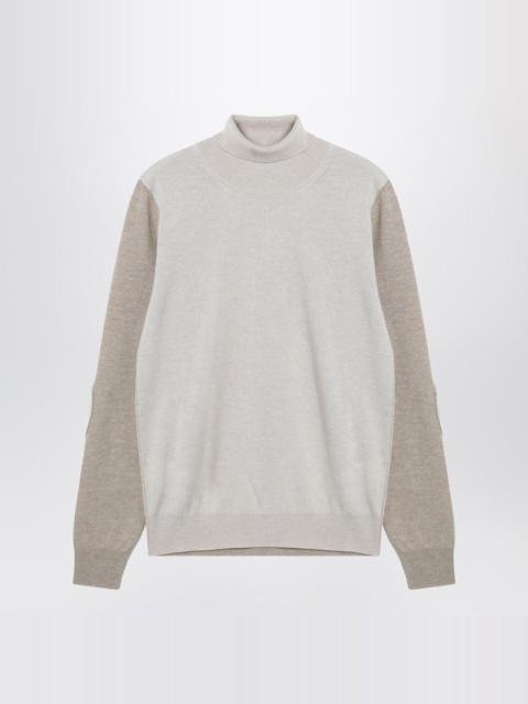Maison Margiela Maison Margiela Two-Tone Wool Turtleneck Sweater Women