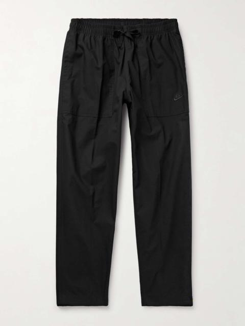Nike Club Barcelona Tapered Cotton-Poplin Drawstring Trousers