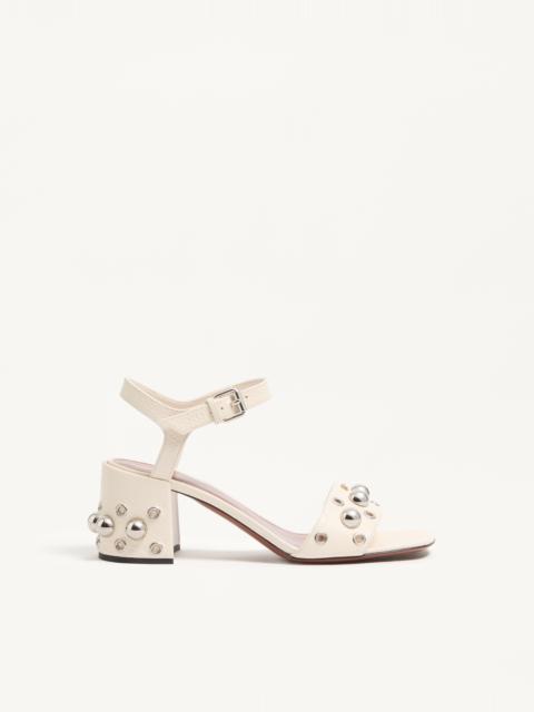 NELLCÔTE SANDAL IN GRAINY CALFSKIN 60MM