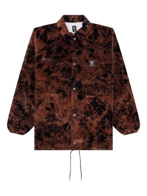 South2 West8 tie-dye pattern jacket