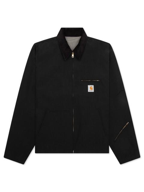 CARHARTT WIP X INVINCIBLE REVERSIBLE DETROIT JACKET MAX - BLACK/SAGE