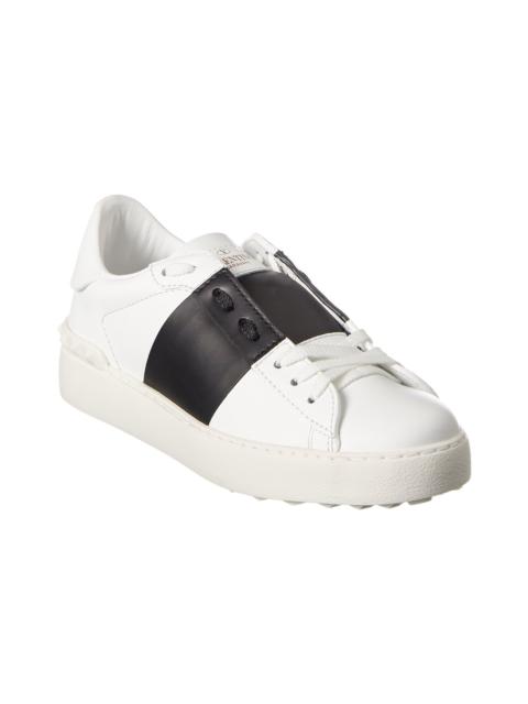 Valentino Valentino Rockstud Open Leather Sneaker