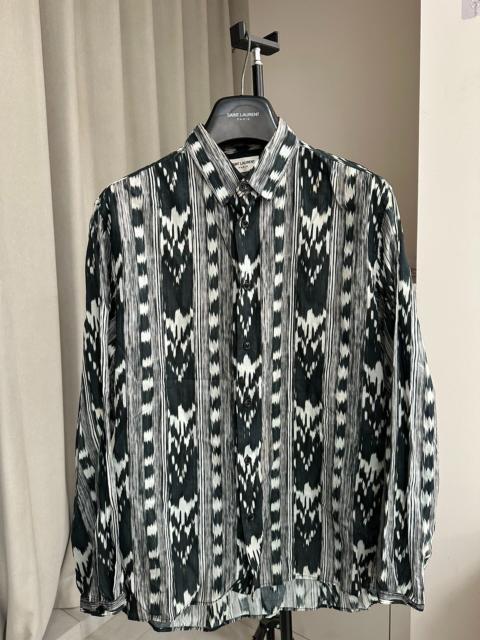 SAINT LAURENT Saint Laurent SS18 Gypsy Abstract Heart Shirt by Anthony Vaccarello