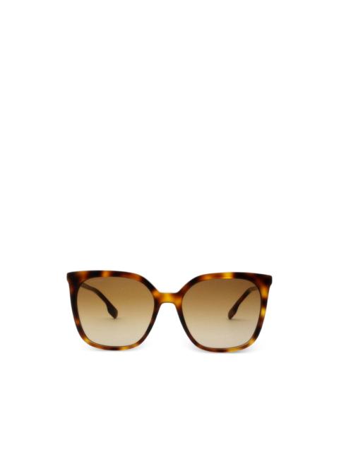 Burberry tortoiseshell-effect square-frame sunglasses