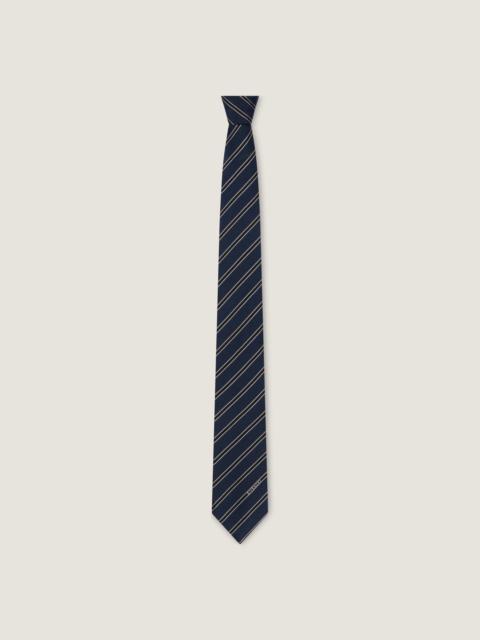 Givenchy THIN STRIPES TIE IN SILK GROS GRAIN