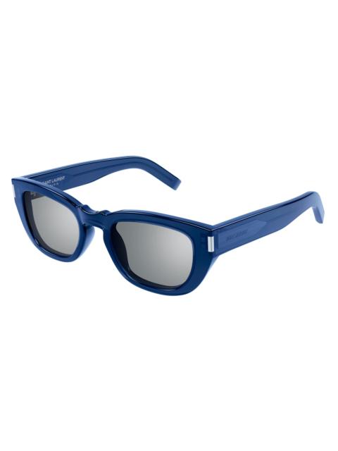 SAINT LAURENT Men's Fashion Newness 51MM Rectangular Acetate Sunglasses - Blue