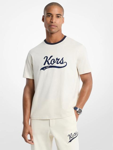 MICHAEL KORS KORS Varsity Cotton Jersey T-Shirt