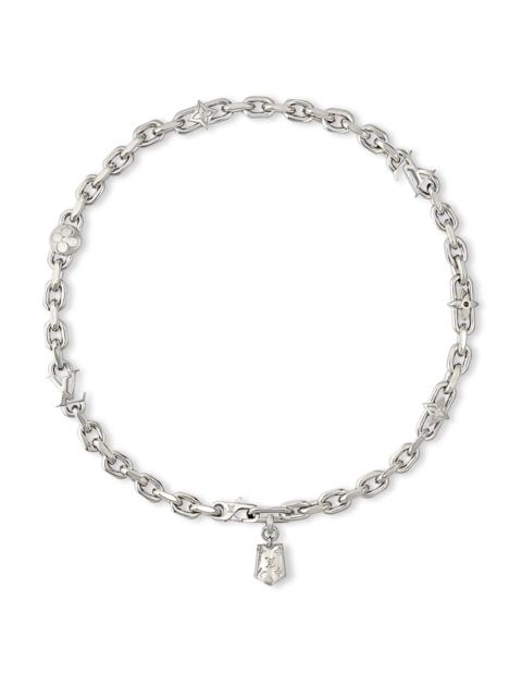 Louis Vuitton LV Monogram Lovers Chain Necklace