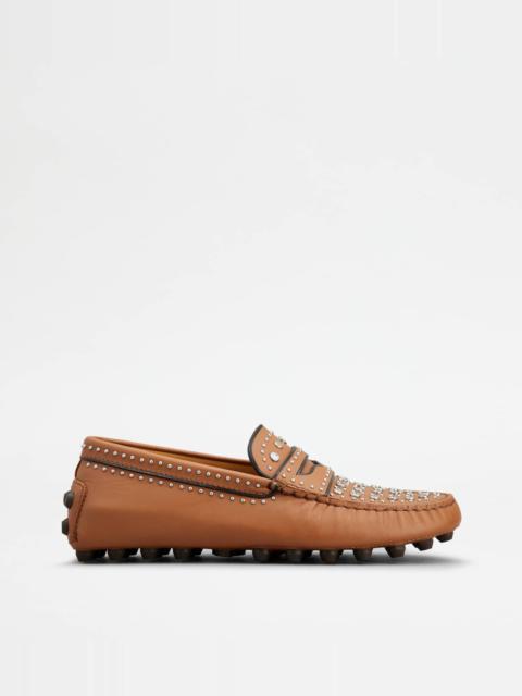 Tod's GOMMINO BUBBLE IN LEATHER - BROWN