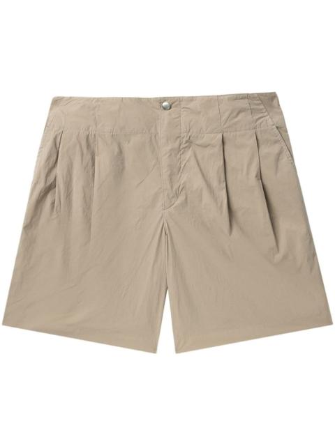 Kolor pleated tailored shorts