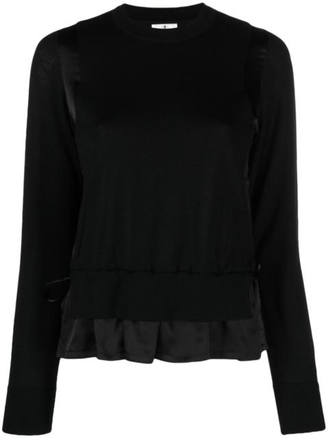 Noir Kei Ninomiya layered wool jumper