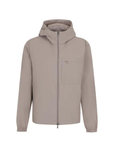 Herno hooded zip jacket