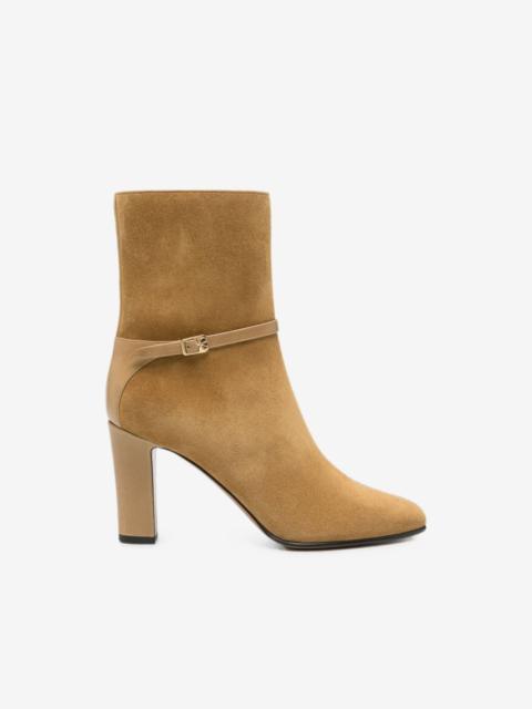 Valentino VLogo buckle-strap boots
