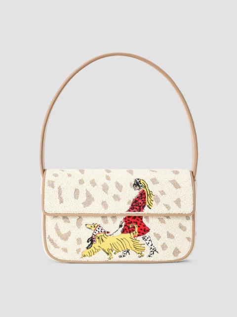 STAUD Women's Tommy Beaded Shoulder Bag - Dog Walk