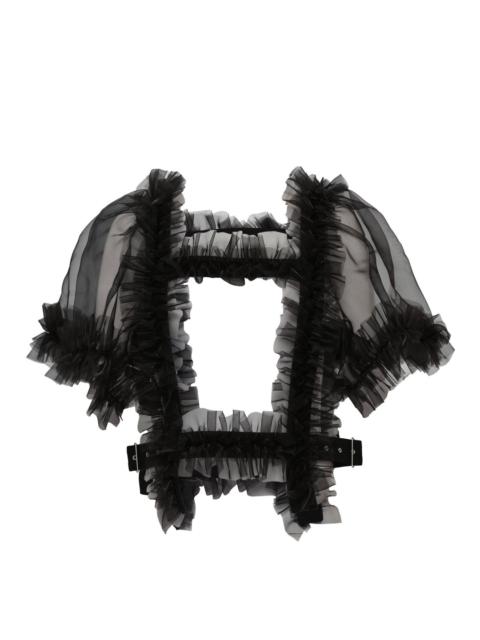 Noir Kei Ninomiya Polyester Organdy Vest