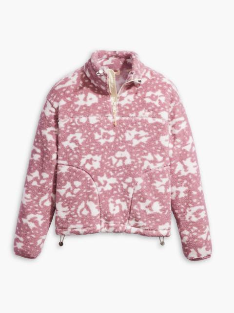 Levi's BIG FOOT SHERPA 1/4 ZIP SWEATSHIRT