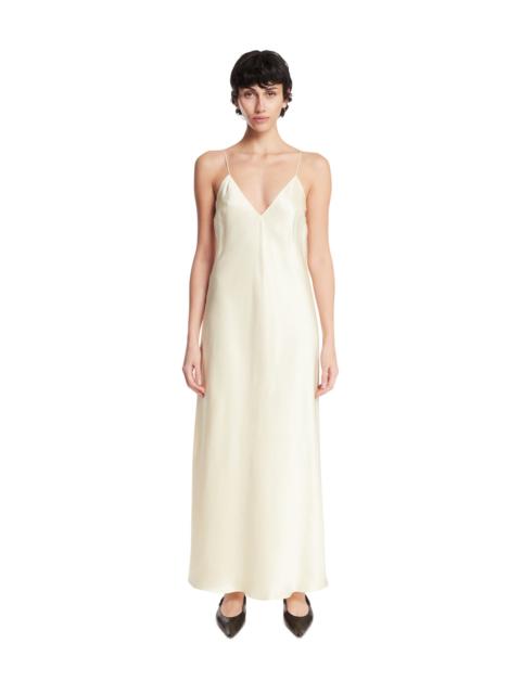 KHAITE Yellow Taja Viscose Dress