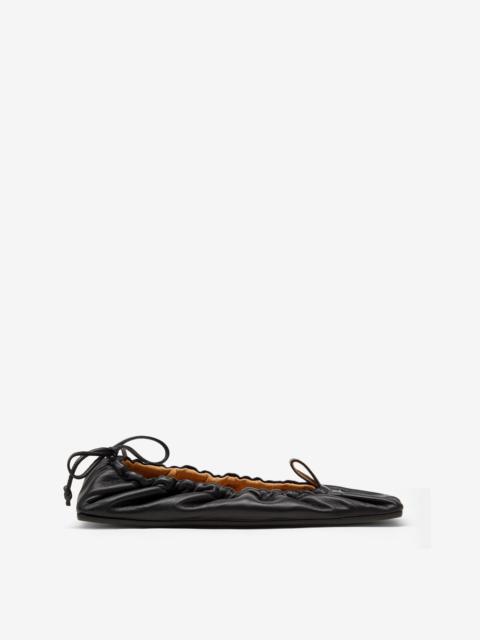 MM6 Maison Margiela Reversed ballerina shoes