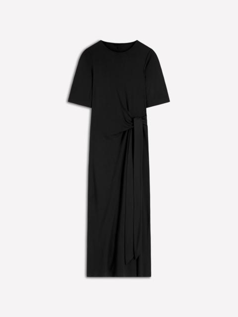 BODEN Zinnia Tie Ponte Midi Dress-Black