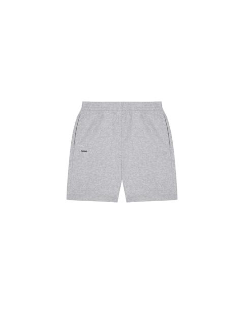 PANGAIA Womens 365 Midweight Mid Length Shorts - Grey-Marl