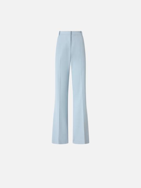 PINKO FLARED TROUSERS WITH PRESSED PLEAT DETAIL