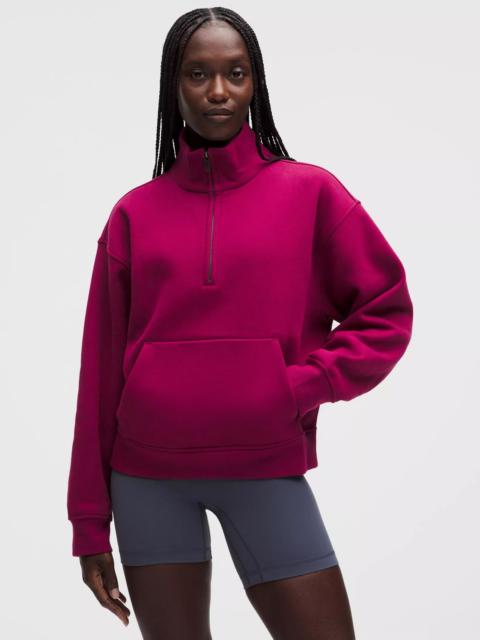 lululemon Women's Steady State SuperLoft Funnel-Neck Half Zip