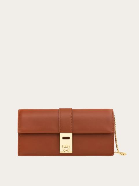 FERRAGAMO Hug wallet with strap