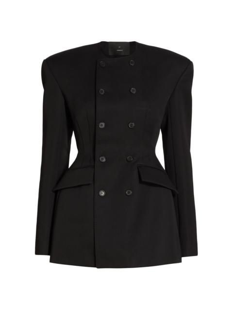WARDROBE.NYC WARDROBE. NYC Women's RHW Double-Breasted Blazer Minidress - Black