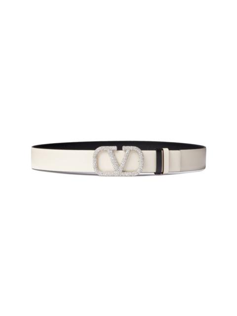Valentino VLogo Signature reversible leather belt