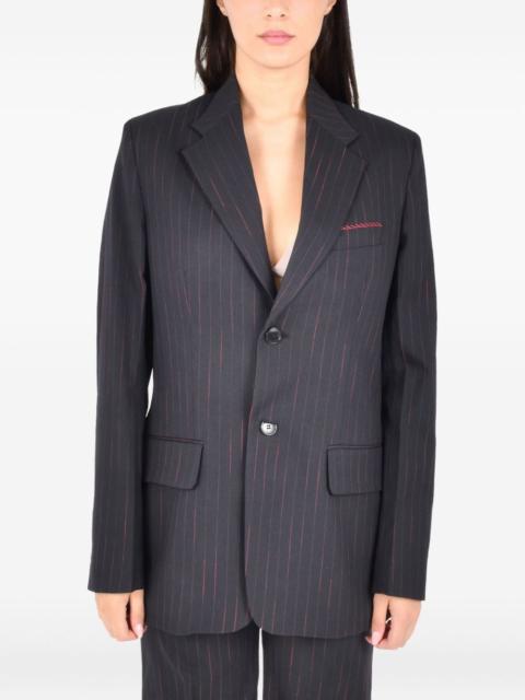 Victoria Beckham single-breasted pinstripe blazer