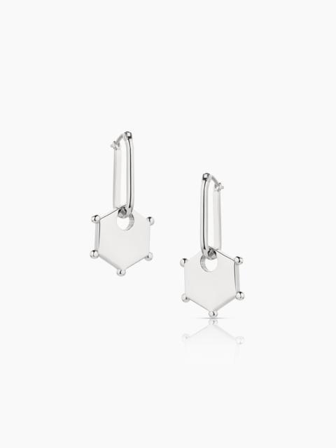THATCH Lucia Silver Hoop Earrings