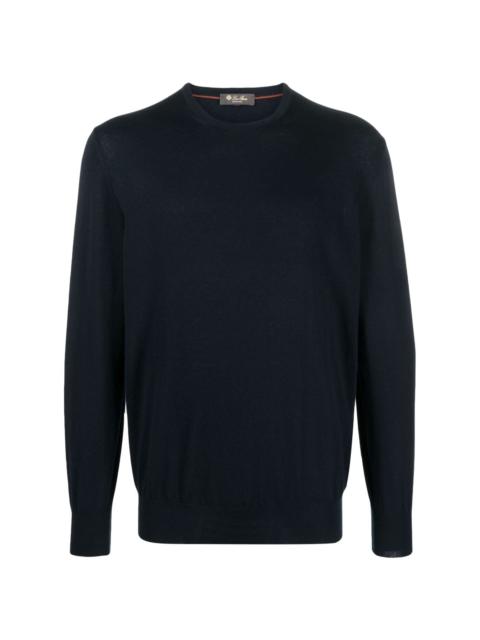 crew-neck cashmere jumper