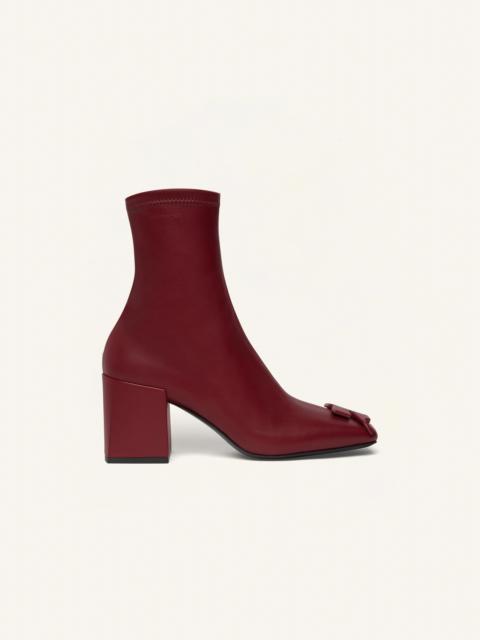 courrèges HERITAGE STRETCH LEATHER ANKLE BOOTS