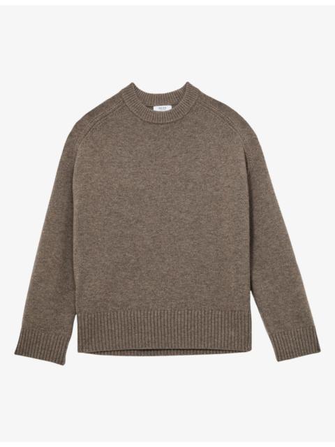 REISS Riley Long-Sleeve Wool and Cashmere Jumper
