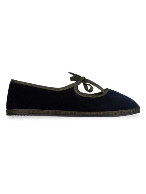 ViBi Venezia Women's Timeless Brigitte Cotton Velvet Slippers - Zattere