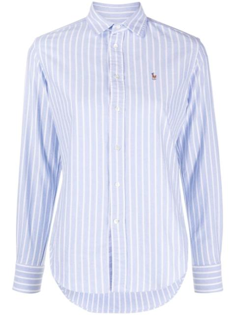 Ralph Lauren Polo Pony Motif Striped Shirt