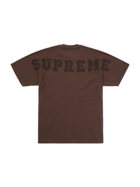 Supreme Stencil Thermal S/S Top Brown