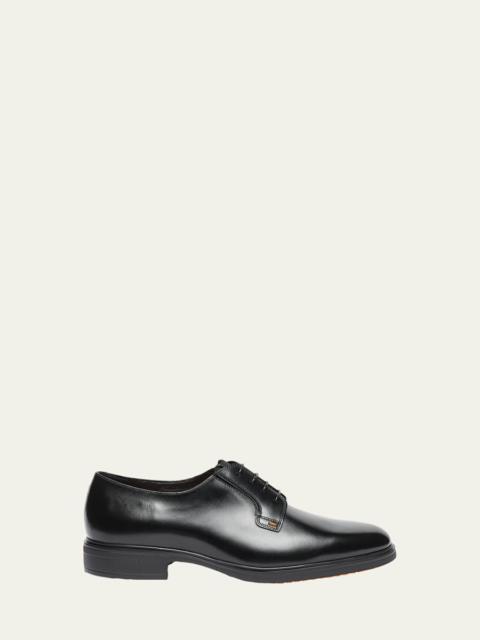 Santoni Men's Easy Collection Leather Rubber-Sole Derby Shoes