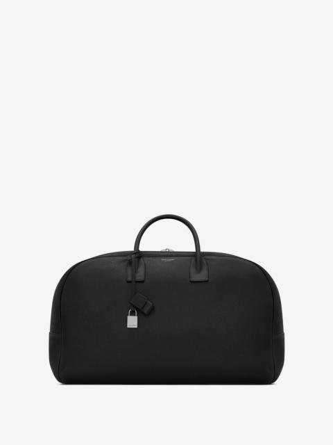 SAINT LAURENT bowling bag in grained leather